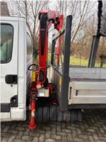 IVECO , Daily 35 CASSONE 3,70X 2,10 METRI CON GRU FASSI F 30 A 